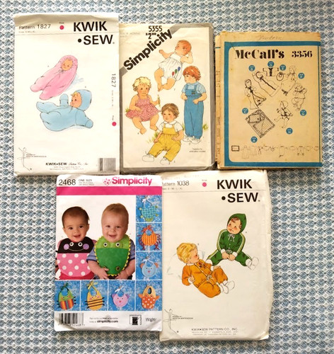 Lot uncut patterns all - 5,